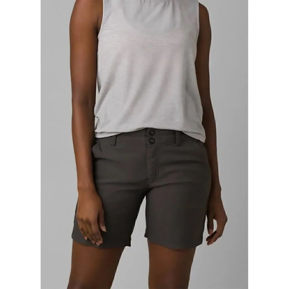prAna 7" Alana Shorts Dark Iron Size 4, Brand new with tags! MSRP: $65 - Picture 2 of 8